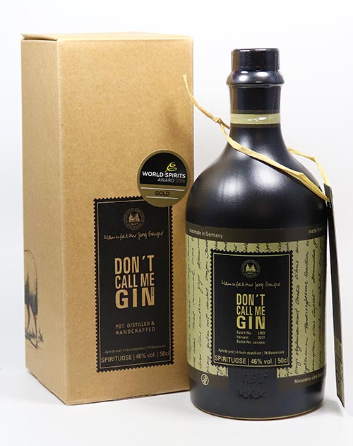 "DON'T CALL ME GIN" - Apfelbrand von der Manufaktur Jörg Geiger aus Schlat