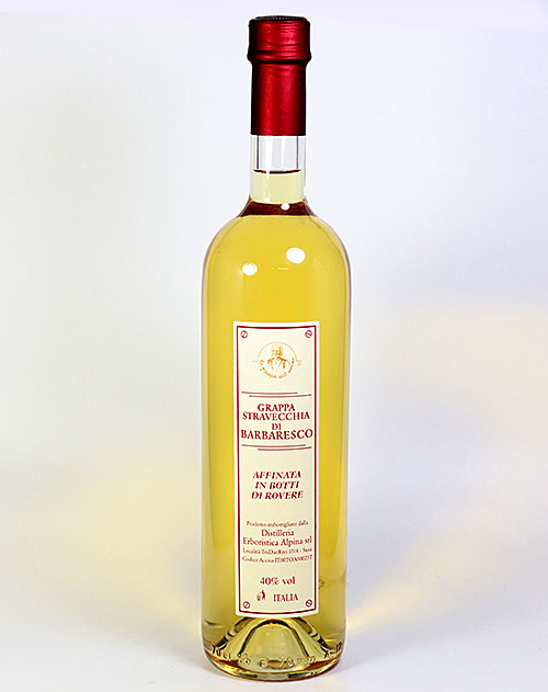 Grappa Stravecchia di Barbaresco - Ein erstklassiger Grappa aus den piemonteser Alpen nahe Turin 70cl