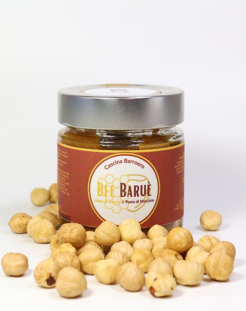 Bee Baruè - Pasta di Nocciole e Miele di Acacia, Barroero