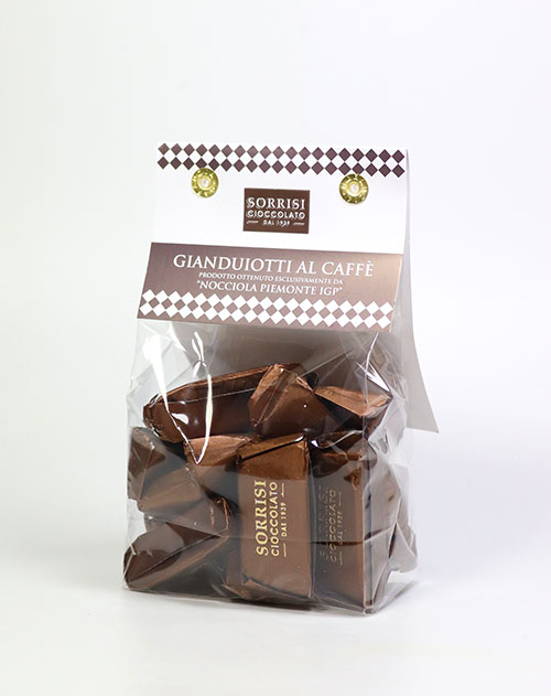 Gianduiotti al Cafe con Nocciole Piemonte 200g