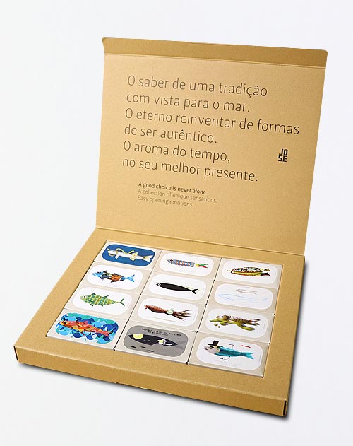 Take away Portugal Eine Kollektion aus 12 ausgesuchten Fischkonserven von bester Qualität