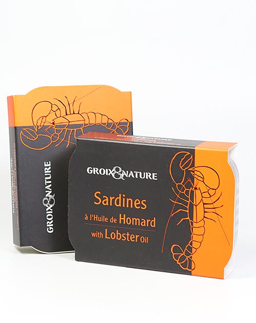 Sardines á l'Huile de Homard - Sardinen in Hummer-Traubenkernöl aus der Bretagne 115g/87g
