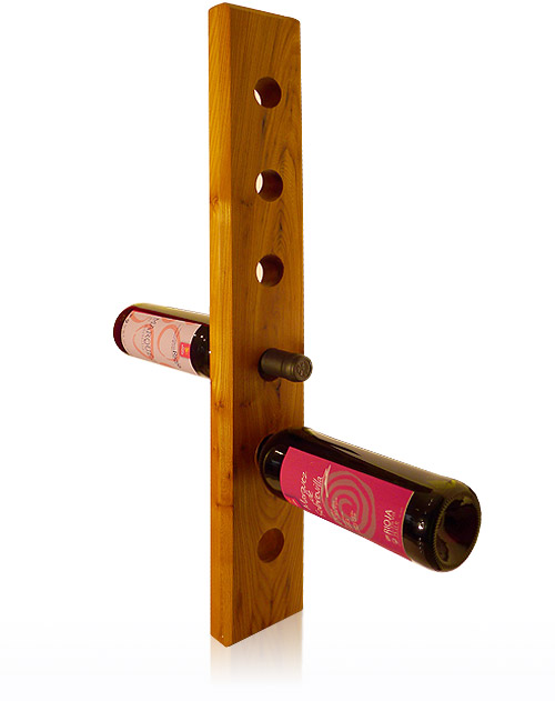 Geschenke und Ideen: 6er Flaschenhalter (Wand), 70 cm