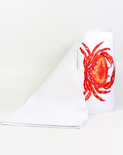 Geschirrhandtuch mit Krabbenmotiv aus Potugal