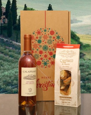 Geschenkset "Cantucci e Vin Santo"