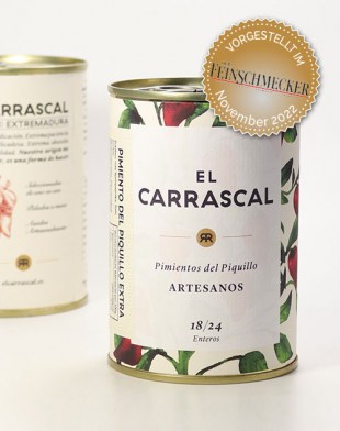El Carrascal - Eingelegte, geröstete Piquillo-Paprika aus Spanien, 400g
