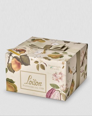 Panettone mit Birne und Schokolade