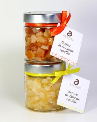 Set Arancia e Limone Candita - Kandierte Orangen und Zitronen aus Sizilien