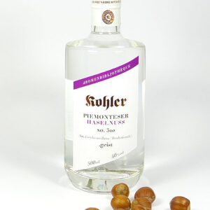 Nussgeist von piemonteser gerösteten Haselnüssen 500ml (40% vol.)