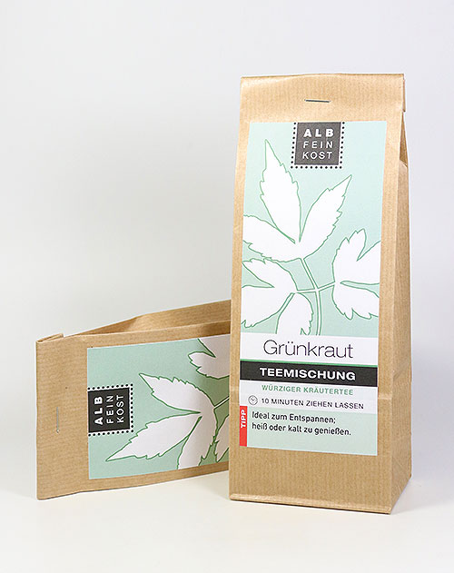 Grünkraut. BIO Teemischung von Albfeinkost 60g