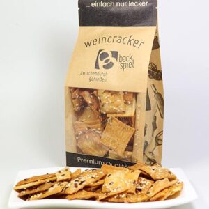Weincracker - eine feine Knabberei von Backspiel 100g