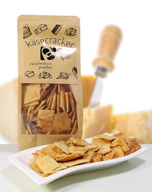 Käsecracker - eine feine Knabberei von Backspiel 100g