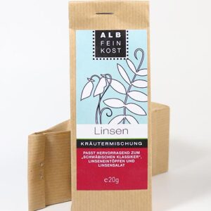 Linsen. Eine BIO Kräutermischung von der Schwäbischen Alb