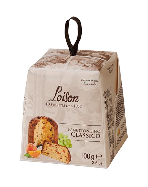 Kleiner klassischer Panettone - Panettoncino Classico von Loison, 100g