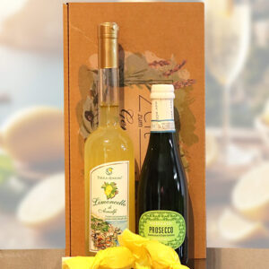 <b>Geschenkset</b><br />'Limoncello, Prosecco & Zitronen-Amaretti'
