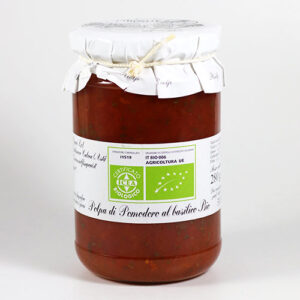 Fein gewürfelte BIO Tomaten mit Basilikum - Polpa di Pomodoro al Basilico BIO 280g