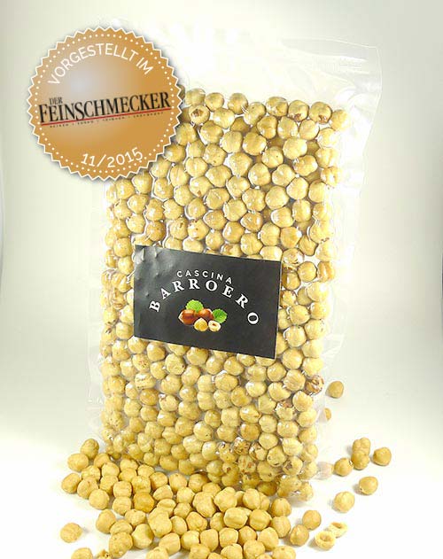 Piemont-Haselnüsse I.G.P. geröstet - Nocciole Piemonte I.G.P. tostate, Azienda Barroero 500g – Bild 2