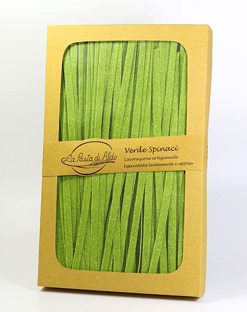Verde Spinaci - Italienische Gourmet-Pasta mit Spinat von La Pasta di Aldo 250g