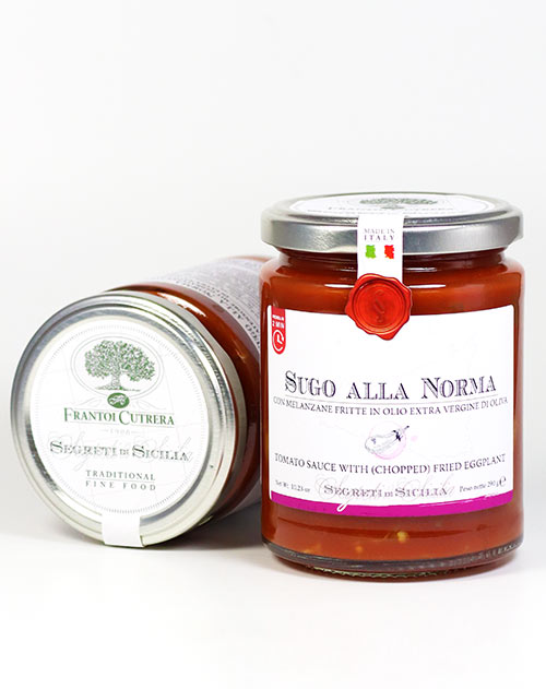 Tomatensauce mit gebratenen Auberginen aus Sizilien - Sugo alla Norma 290g