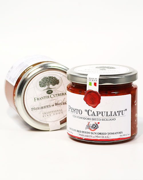Tomatenpesto mit getrockneten Tomaten - Pesto Capuliatu 190g