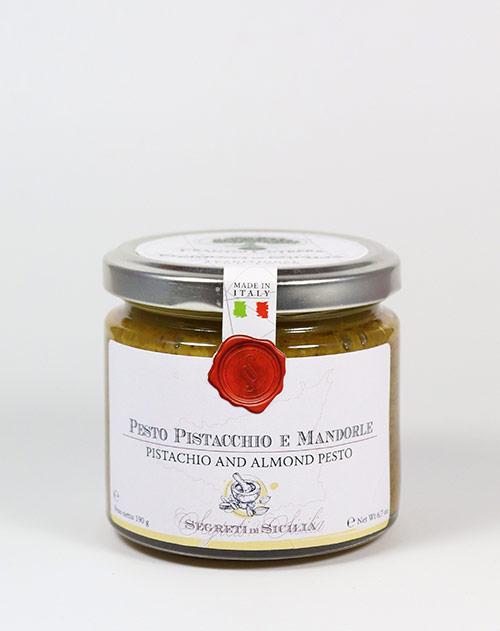 Pistazienpesto mit Mandeln - Pesto Pistacchio e Mandorle 190g