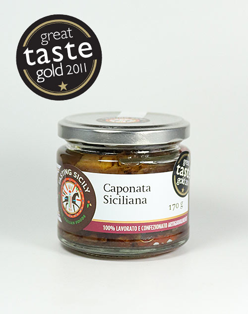 Caponata Siciliana - Tasting Sicily 170g<br /><b>Great Taste Award GOLD</b>