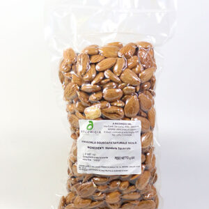 Sizilianische Mandeln natur mit Haut, ganze Kerne aus Sizilien - Mandorla sgusciata naturale Sicilia 500g