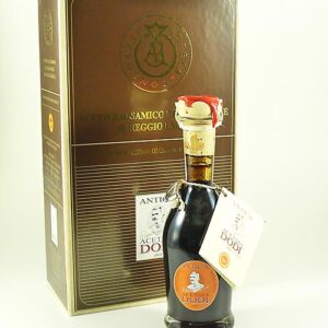 Balsamico-Essig - Aceto Balsamico Tradizionale di Reggio Emilia D.O.P. 'Aragosta'. Acetaia Dodi, mind. 12 Jahre gereift (bronze)