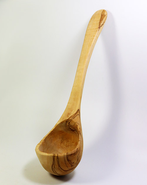 Schöpflöffel aus Olivenholz (groß)