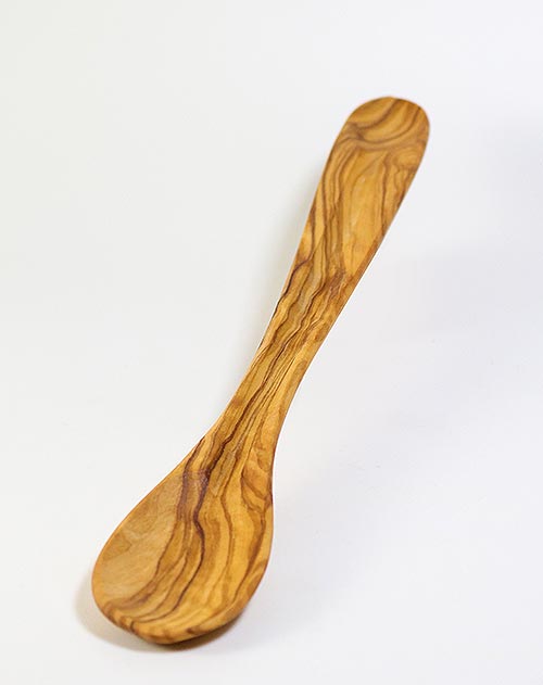 Probierlöffel aus Olivenholz (Umbrien)