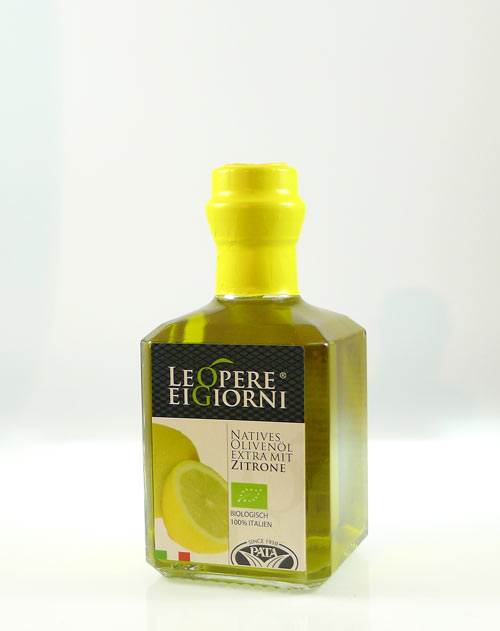 Würzöl mit Zitrone BIO - Condimento BIO al Limone