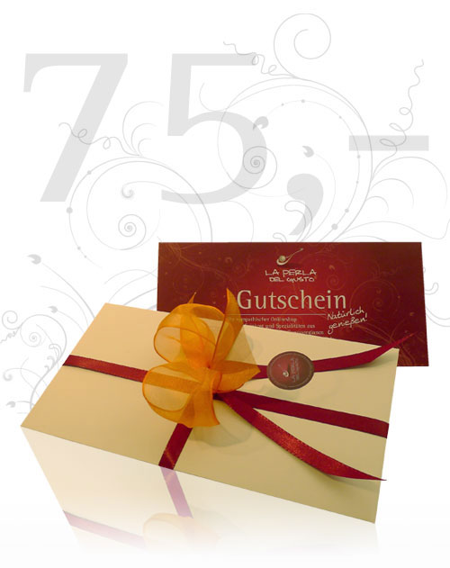 75,- € Gutschein für Genießer
