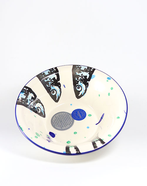 Keramik-Schüssel Sardinen-Motiv 17 cm, ofenfest (Portugal)