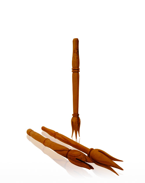 Antipasti-Gabel Olivenholz