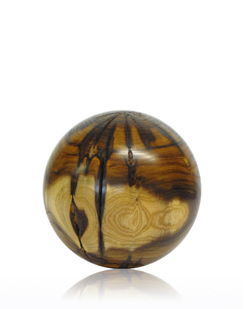 Deko-Kugel aus Goldregen (mittel)