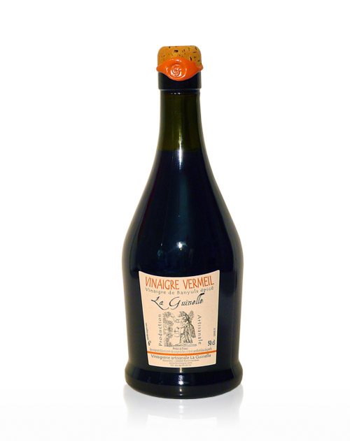 Rotweinessig aus Südfrankreich - Vinaigre Vermeil (épice) de La Guinelle, 500ml