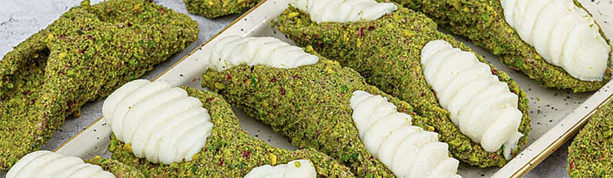 Gebäckrollen für Cannoli - Cialde per Cannoli con Pistacchio