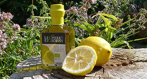 Olio Extravergine di Oliva limone BIO-Würzöl Olio Extravergine di Oliva limone BIO-Würzöl